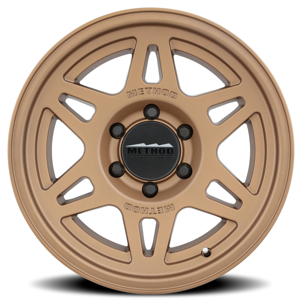 Aluminum Wheels 17x7.5 Bead Grip MR706 Bolt Pattern 6 On 130 Offset 50 Bronze BZ Method