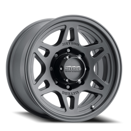 Aluminum Wheels 17x8.5 Bead Grip MR706 Bolt Pattern 8 On 165.1 Offset 0 Black BK Method