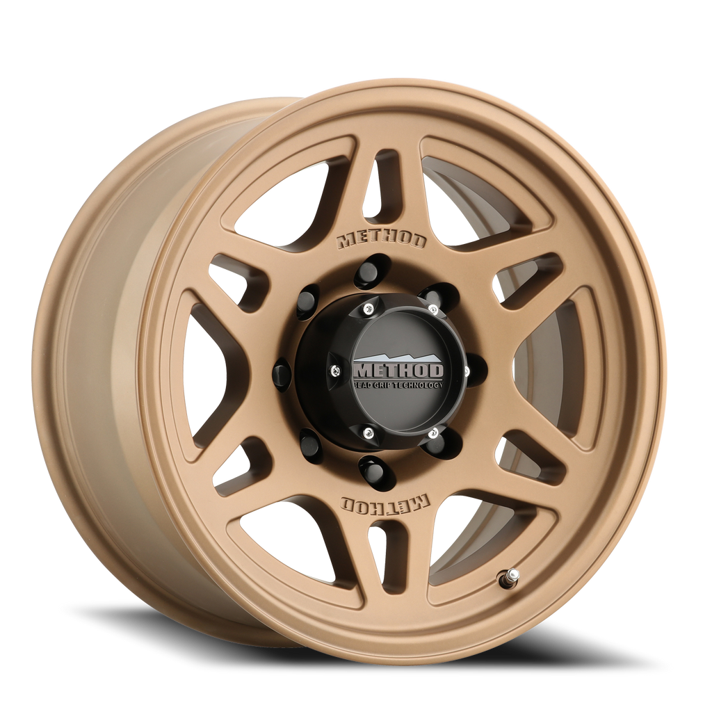 Aluminum Wheels 18x9 Bead Grip MR706 Bolt Pattern 8 On 170 Offset 18 Bronze BZ Method