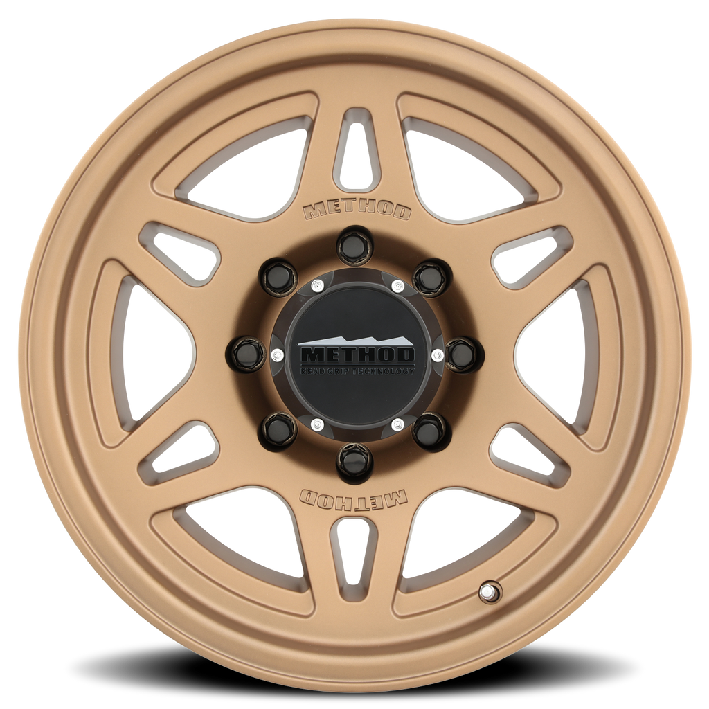 Aluminum Wheels 18x9 Bead Grip MR706 Bolt Pattern 8 On 170 Offset 18 Bronze BZ Method