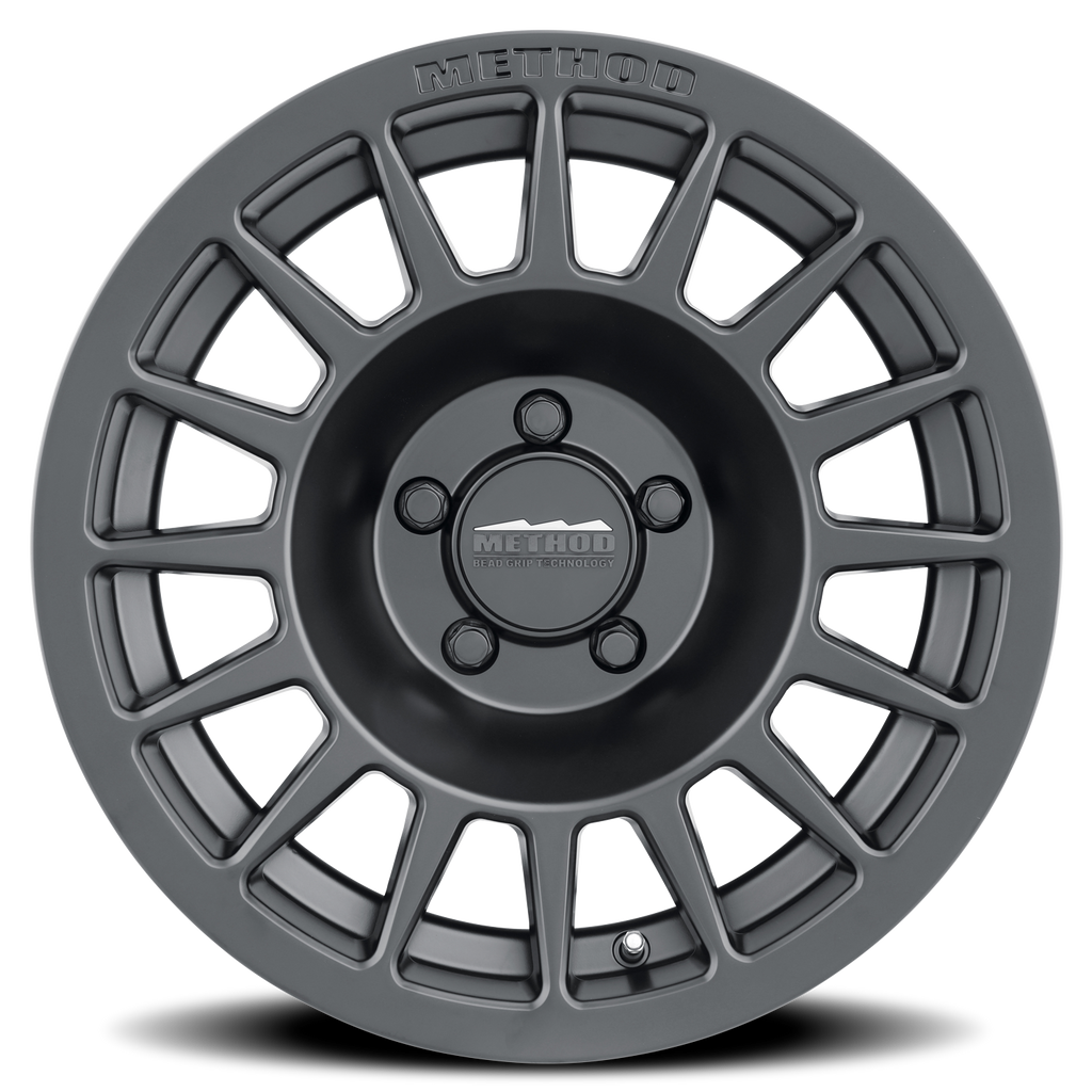 Aluminum Wheels 17x7.5 Bead Grip MR707 Bolt Pattern 5 On 160 Offset 50 Lip Size 0 Matte Black MB Method