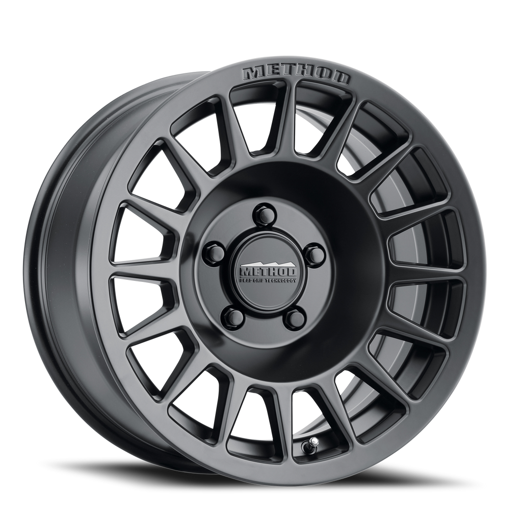 Aluminum Wheels 17x8.5 Bead Grip MR707 Bolt Pattern 5 On 139.7 Offset 0 Lip Size 0 Matte Black MB Method