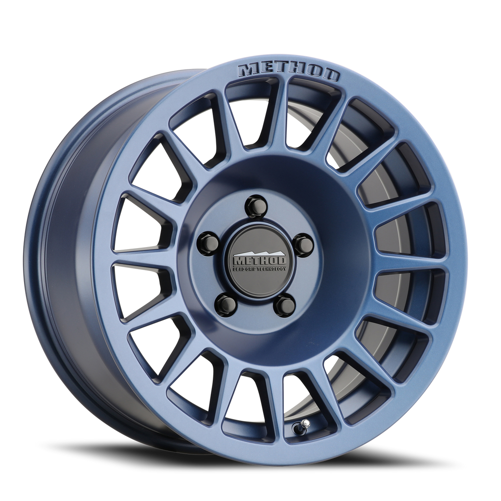 Aluminum Wheels 17x8.5 Bead Grip MR707 Bolt Pattern 5 On 150 Offset 0 Lip Size 0 Bahia Blue BL Method