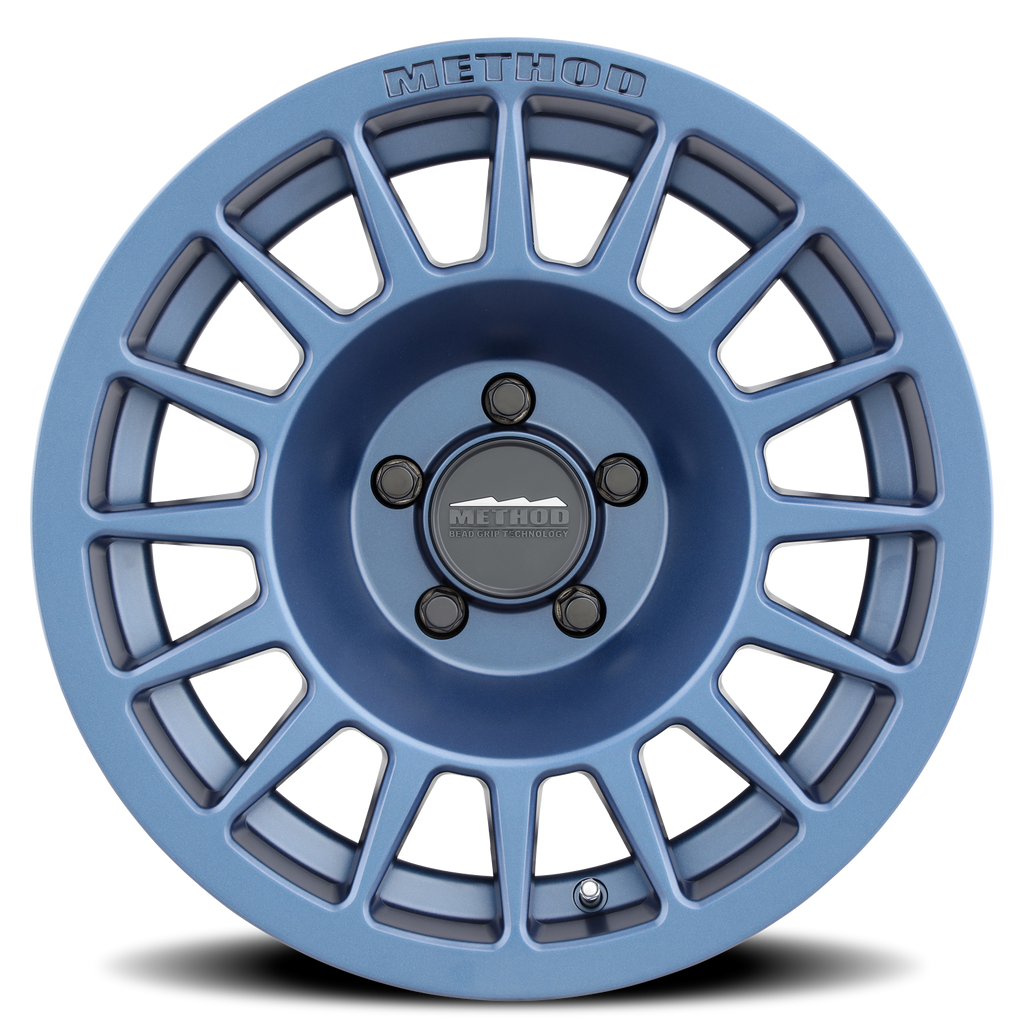Aluminum Wheels 17x8.5 Bead Grip MR707 Bolt Pattern 5 On 150 Offset 0 Lip Size 0 Bahia Blue BL Method
