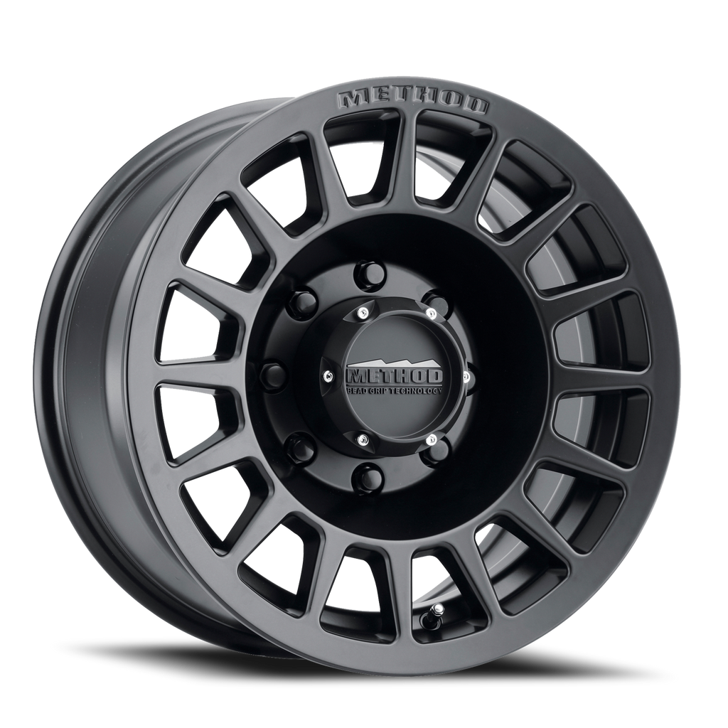 Aluminum Wheels 18x9 Bead Grip MR707 Bolt Pattern 8 On 165.1 Offset 18 Lip Size 0 Matte Black MB Method