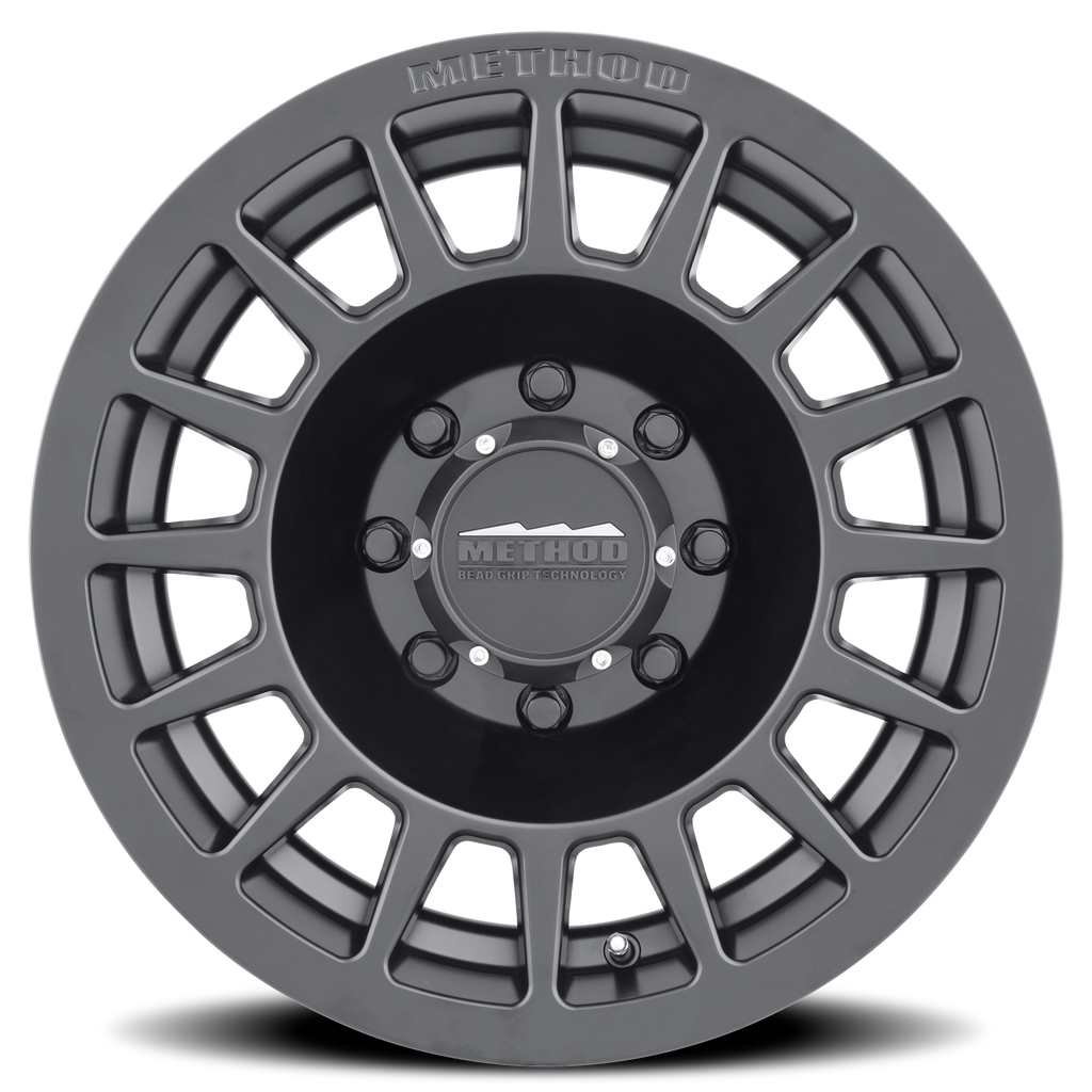Aluminum Wheels 18x9 Bead Grip MR707 Bolt Pattern 8 On 180 Offset 18 Lip Size 0 Matte Black MB Method