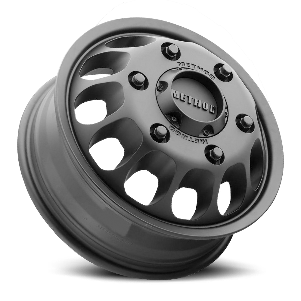 Aluminum Wheels 16x5.5 MR901 Dually Bolt Pattern 6 On 205 Offset 117 Lip Size 0.2 Matte Black Method