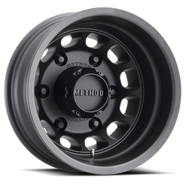 Aluminum Wheels 16x5.5 MR901 Dually Bolt Pattern 6 On 205 Offset -138 Lip Size 1.77 Matte Black Method