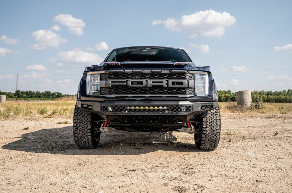 Freedom Front Bumper Base For 2021-2025 Ford Raptor Non-winch Texture Black Powdercoat Bodyguard Bumpers