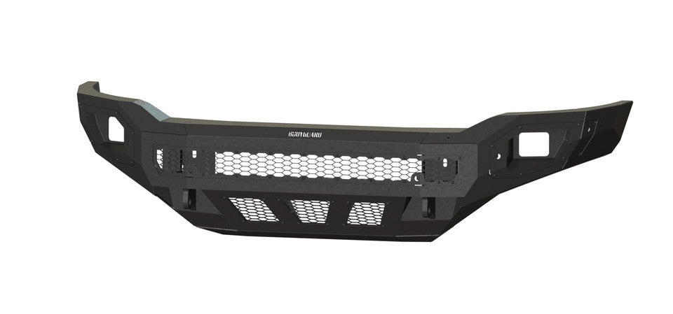 Freedom Front Bumper Base For 2019-2026 Ram 2500/3500 HD Non-winch Sensor Cutouts Texture Black Powdercoat Bodyguard Bumpers