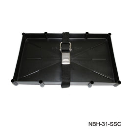 T-H MARINE NBH-31-SSC-DP 29/31 BATTERY TRAY W/ SS STRAP