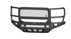 Freedom Front Bumper Extreme For 2023-2026 Ford F550 Superduty Non-winch No Sensor Cutouts With Mesh Grill With Camera Harness Bare Metal Bodyguard Bumpers