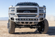 Load image into Gallery viewer, Freedom Front Bumper Extreme For 2023-2026 Ford F550 Superduty Non-winch No Sensor Cutouts With Mesh Grill With Camera Harness Bare Metal Bodyguard Bumpers