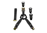 N-Fab BM1TSBK Gloss Black Bed Mounted Rapid Strap Tire Carrier with Black Strap