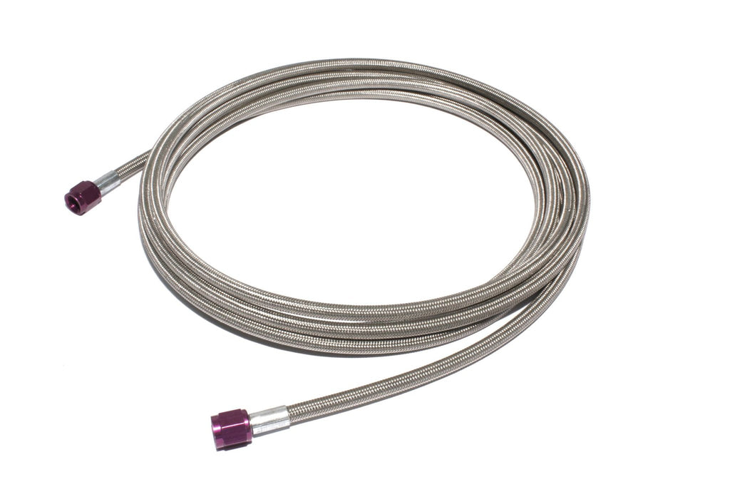 ZEX NS6569 16' (ft) Long -4AN Braided Hose with Purple Ends.