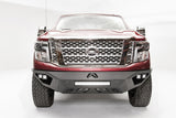 Fab Fours NT16-D3751-1 Vengeance Front Bumper; 2 Stage Black Powder Coated; w/No Guard; w/Sensors;