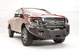 Fab Fours NT16-F3752-1 Premium Winch Front Bumper; 2 Stage Black Powder Coated; w/Pre-Runner Guard;