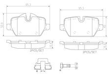 Load image into Gallery viewer, Brembo P06080 DISC BRAKE PAD SET