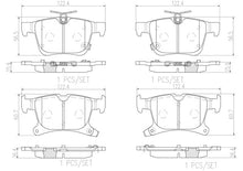 Load image into Gallery viewer, Brembo P11043N DISC BRAKE PAD SET