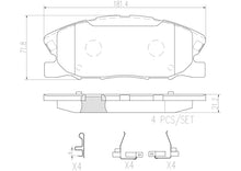 Load image into Gallery viewer, Brembo P18037N DISC BRAKE PAD SET