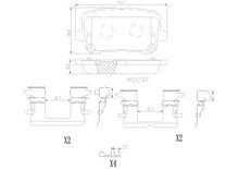 Load image into Gallery viewer, Brembo P18038N DISC BRAKE PAD SET
