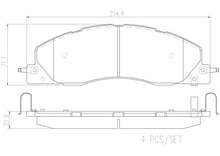 Load image into Gallery viewer, Brembo P18039N DISC BRAKE PAD SET