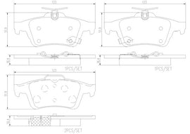 Brembo P24216N DISC BRAKE PAD SET