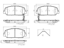 Load image into Gallery viewer, Brembo P28096N DISC BRAKE PAD SET