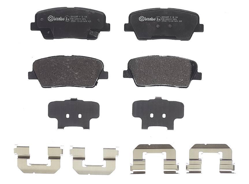 Brembo P30104 DISC BRAKE PAD SET