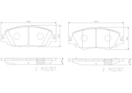 Brembo P83175N DISC BRAKE PAD SET