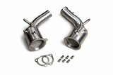 Valvetronic Designs POR992TURFF400CBR 400-cell catted downpipes for Porsche 992 Turbo / Turbo S