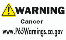 Load image into Gallery viewer, PROP65-SHORTFORMWARNINGLABEL-CA.jpg