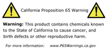 Load image into Gallery viewer, Prop 65 sticker web use.jpg