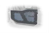 DV8 Offroad RDSTTB-FMS 07-18 Jeep Wrangler JK Aluminum Mesh Inserts for Front JK Rock Doors; 4-Pieces