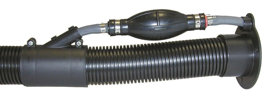 T-H MARINE RFFHP-1-DP 2' BLK RIGGING FLANGE W/ FUEL HOSE
