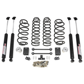 RL 2.5''C-SPRNG KIT BLCK W/TERAFLEX SHKS