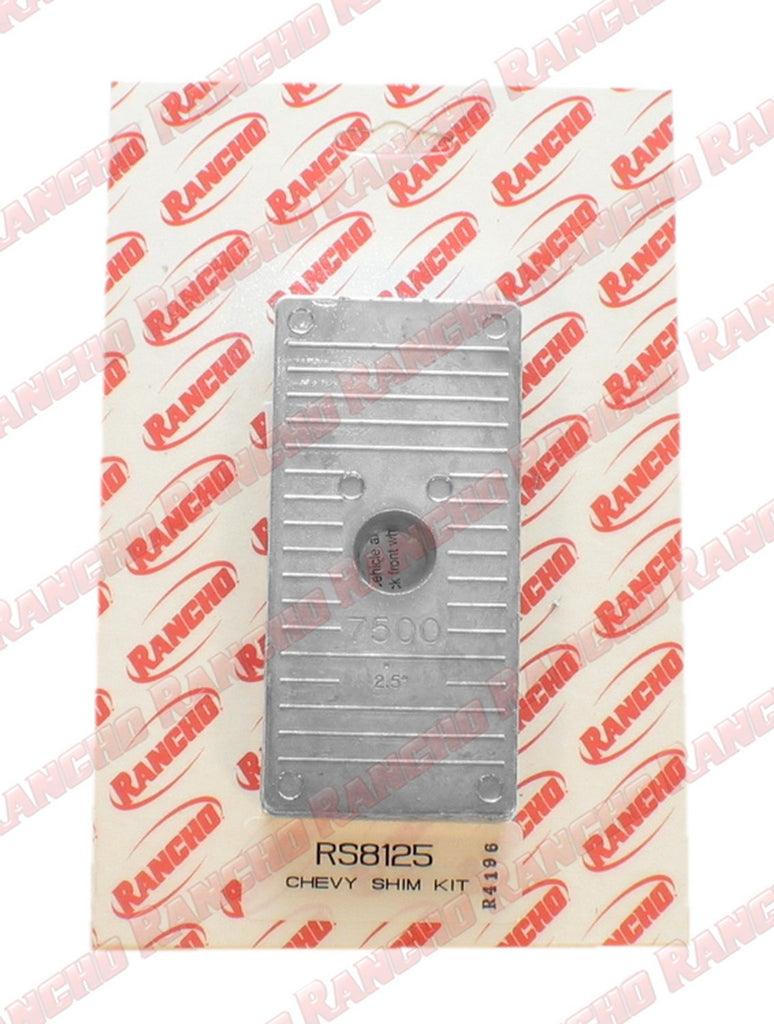 Rancho RS8125 Ressort à lames – Trousse de cales