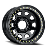 Raceline RT5158055 Aluminum Wheels 15x8 Black Daytona RT51 Gloss Black Beadlock -19 Offset 5 on 139.7 Bolt Pattern 107.95 Bore Raceline