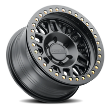 Load image into Gallery viewer, Aluminum Wheels 17x9 Ryno Cast Beadlock RT951B Satin Black Black Beadlock Ring -12 Offset 6 on 139.7 Bolt Pattern 106.1 Bore Raceline