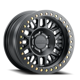 Aluminum Wheels 17x9 Ryno Cast Beadlock RT951B Satin Black Black Beadlock Ring -12 Offset 6 on 135 Bolt Pattern 87.1 Bore Raceline