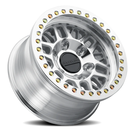 Aluminum Wheels 17x9 Ryno Cast Beadlock RT951M Machined Silver Machined Beadlock Ring -38 Offset 5 on 127 Bolt Pattern 83.82 Bore Raceline