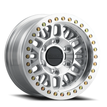 Load image into Gallery viewer, Aluminum Wheels 17x9 Ryno Cast Beadlock RT951M Machined Silver Machined Beadlock Ring -12 Offset 6 on 165.1 Bolt Pattern 107.95 Bore Raceline