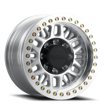 Load image into Gallery viewer, Aluminum Wheels 17x9 Ryno Cast Beadlock RT951M Machined Silver Machined Beadlock Ring -12 Offset 8 on 165.1 Bolt Pattern 130.81 Bore Raceline