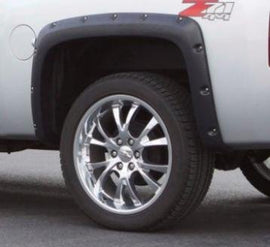 Lund RX111T Rivet Style Fender Flare Set - Front and Rear, Textured, 4-Piece Set