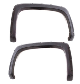 Lund RX130TB Rivet Style Fender Flare Set - Rear, Textured, 2-Piece Set