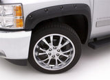 Lund RX130T Rivet Style Fender Flare Set - Front and Rear, Textured, 4-Piece Set