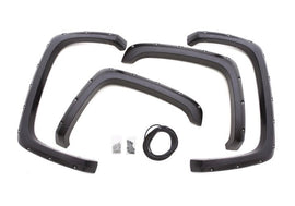 Lund RX133S Rivet Style Fender Flare Set - Front and Rear, Smooth, 4-Piece Set