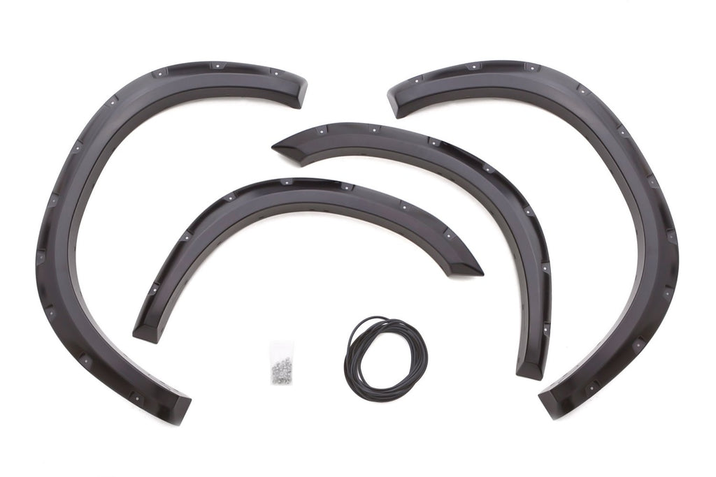Lund RX203S Rivet Style Fender Flare Set - Front and Rear, Smooth, 4-Piece Set