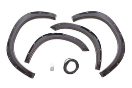 Lund RX203T Rivet Style Fender Flare Set - Front and Rear, Textured, 4-Piece Set