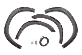 Lund RX204S Rivet Style Fender Flare Set - Front and Rear, Smooth, 4-Piece Set